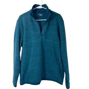Untuckit Mens Kezoh Sweatshirt Large 1/4 Zip Pullover Knit Fleece Activewear